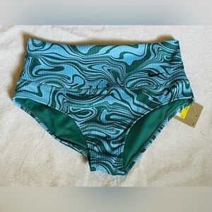 Women’s Nike swirl high waist swim bottoms